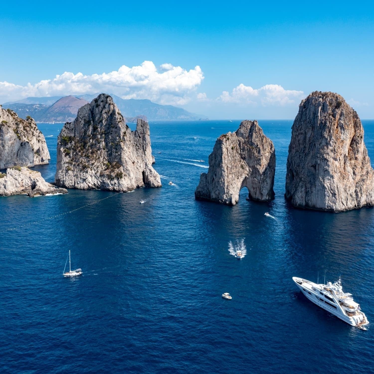 The Faraglioni rocks off Capri